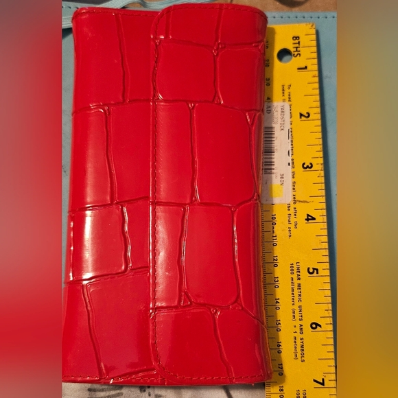 VTG NOS late 1970s/80sMundi's New Vision Red Pleather Wallet - Picture 5 of 16